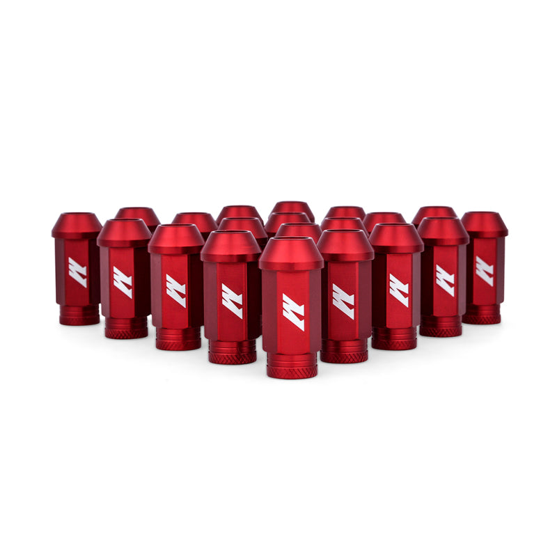 Mishimoto Aluminum Locking Lug Nuts M12x1.25 20pc Set Red - Racecraft Industries