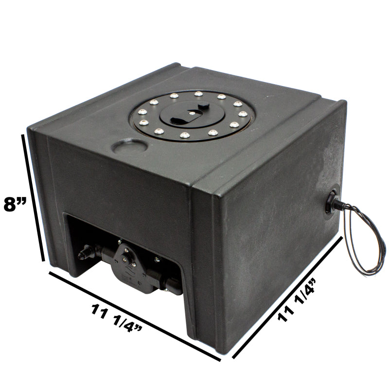 Snow Performance 2.0 Gallon Tank w/Built In Pump Mount - Racecraft Industries