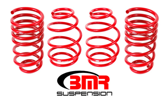 BMR 10-15 5th Gen Camaro V8 Lowering Spring Kit (Set Of 4) - Red - Racecraft Industries