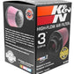K&N Universal Rubber Filter - Round Tapered 6in Base OD x 3in Flange ID x 6in H - Racecraft Industries