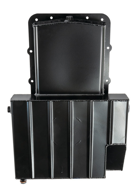 Moroso Ford 5.0 Coyote/Cobra (w/Rear Sump) Road Race Baffled Wet Sump 9.5qt 4.5in Steel Oil Pan - Racecraft Industries