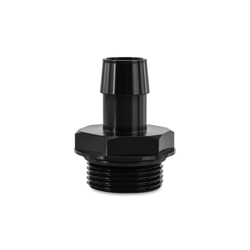 Mishimoto -16ORB to 3/4in. Hose Barb Aluminum Fitting - Black - Racecraft Industries