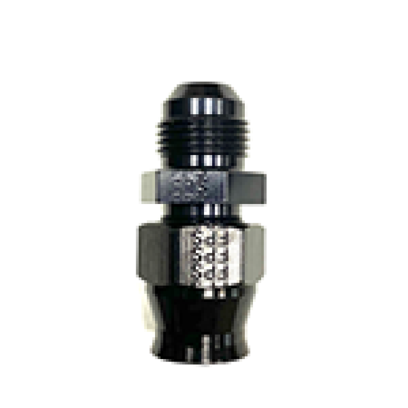 Fragola -6AN Male x 3/8in Tube AN Adapter Fitting Black - Racecraft Industries
