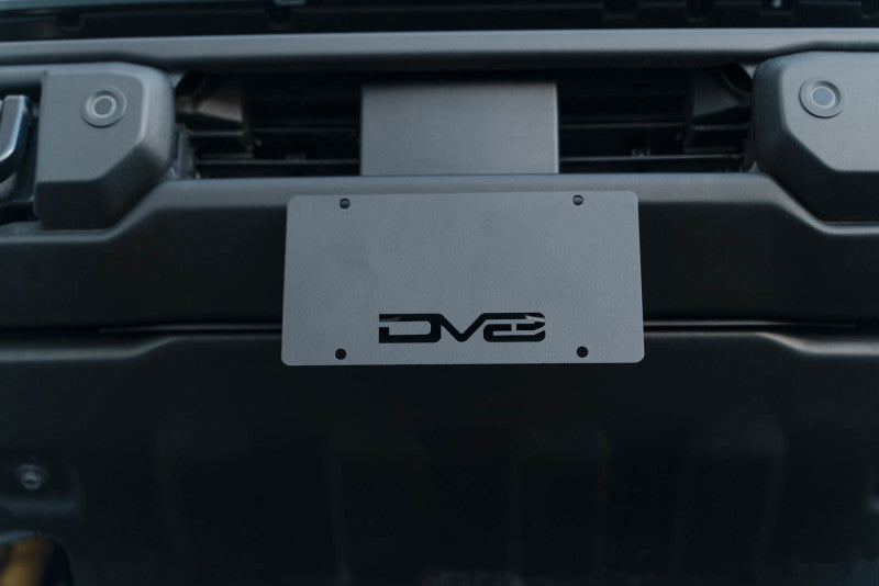 DV8 Offroad 21-23 Ford Bronco Capable Bumper Front License Plate Mount - Racecraft Industries