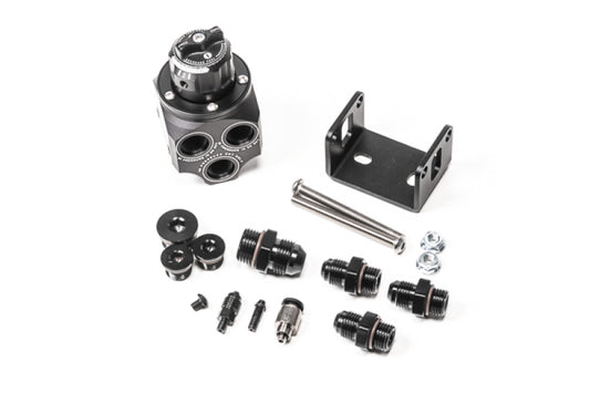 Radium Engineering Multi-Port Regulator Rotating Assembly (MPR-RA) - Black - Racecraft Industries