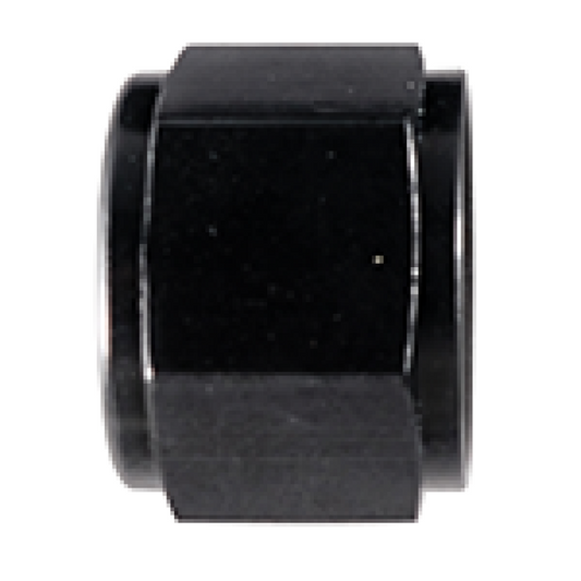 Fragola -12AN Aluminum Flare Cap - Black - Racecraft Industries