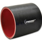 Vibrant 4 Ply Reinforced Silicone Straight Hose Coupling - 1.25in I.D. x 3in long (BLACK) - Racecraft Industries