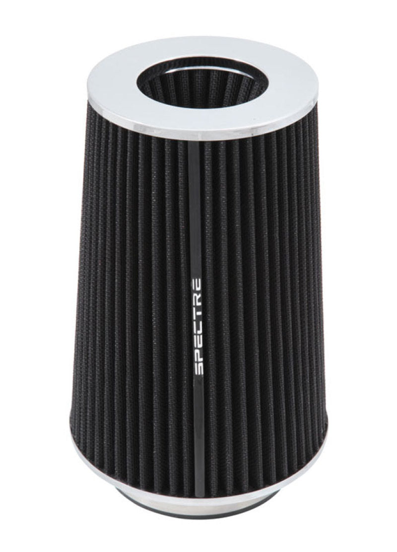 Spectre Adjustable Conical Air Filter 9-1/2in. Tall (Fits 3in. / 3-1/2in. / 4in. Tubes) - Black - Racecraft Industries