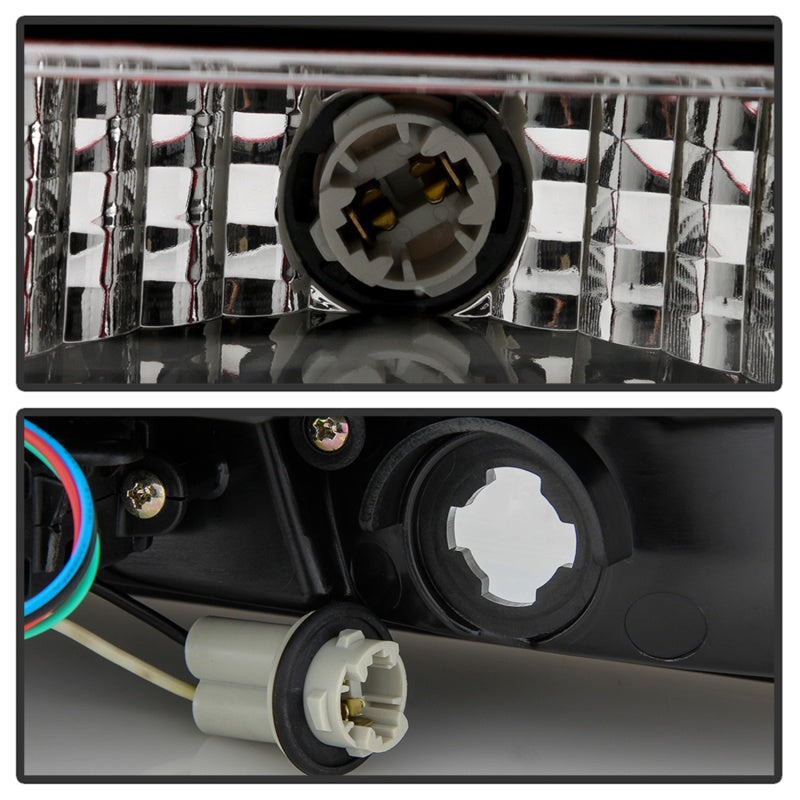 Spyder 05-09 Ford Mustang (Red Light Bar) LED Tail Lights - Black ALT-YD-FM05V3-RBLED-BK - Racecraft Industries