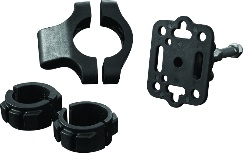 Kuryakyn Handlebar Accessory Mount Standard 7/8 to 1-1/4in Bar Black - Racecraft Industries
