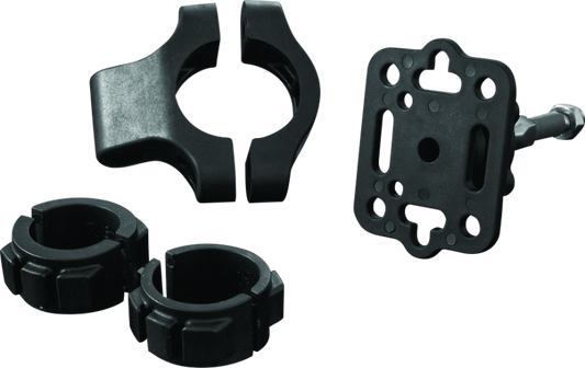 Kuryakyn Handlebar Accessory Mount Standard 7/8 to 1-1/4in Bar Black - Racecraft Industries