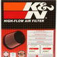 K&N Universal Rubber Filter 4.5in Flange ID / 5.875in Base OD / 5.125in Top OD / 5in Height - Racecraft Industries