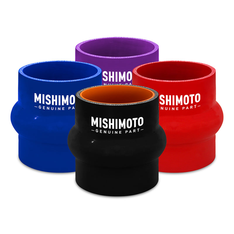 Mishimoto 2.5in Black Hump Hose Coupler - Racecraft Industries