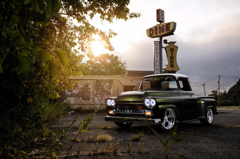 Oracle Pre-Installed Lights 5.75 IN. Sealed Beam - White Halo SEE WARRANTY - Racecraft Industries