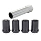 McGard Wheel Lock Nut Set - 4pk. (Tuner / Cone Seat) M12X1.5 / 13/16 Hex / 1.24in. Length - Black - Racecraft Industries