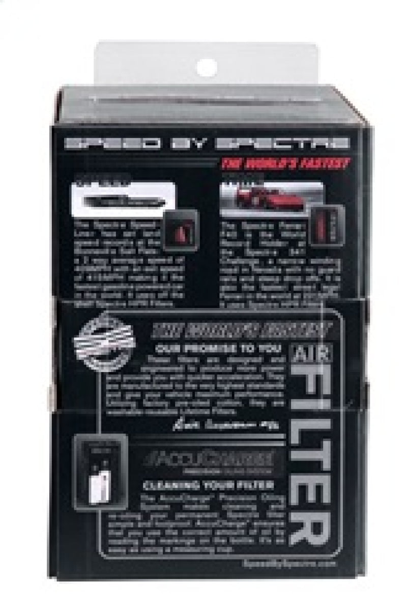 Spectre Adjustable Conical Air Filter 2-1/2in. Tall (Fits 3in. / 3-1/2in. / 4in. Tubes) - Black - Racecraft Industries