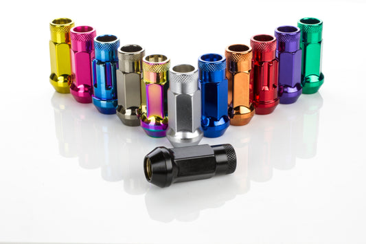 Wheel Mate Muteki SR48 Open End Lug Nuts - Green 12x1.25 48mm - Racecraft Industries
