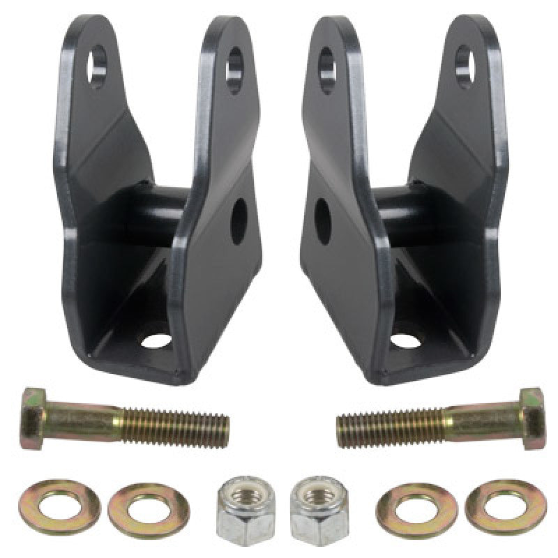 Synergy 07-18 JeepWrangler JK/JKU Front Lower Shock Extension Brackets - Racecraft Industries