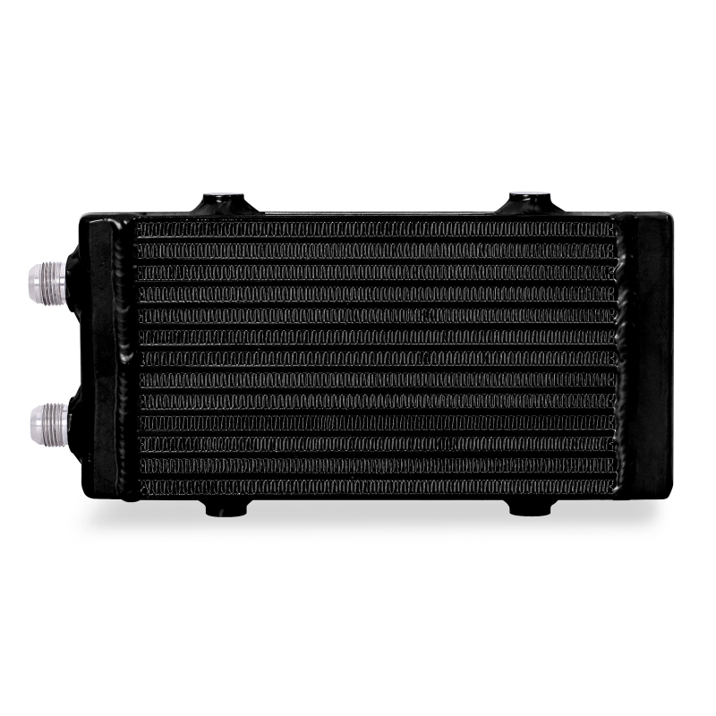 Mishimoto Universal Small Bar and Plate Dual Pass Black Oil Cooler - Racecraft Industries