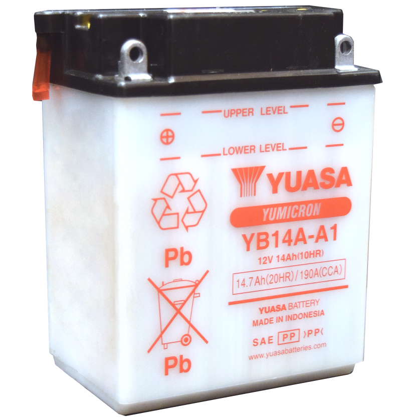 Yuasa YB14A-A1 Yumicron CX 12-Volt Battery - Racecraft Industries