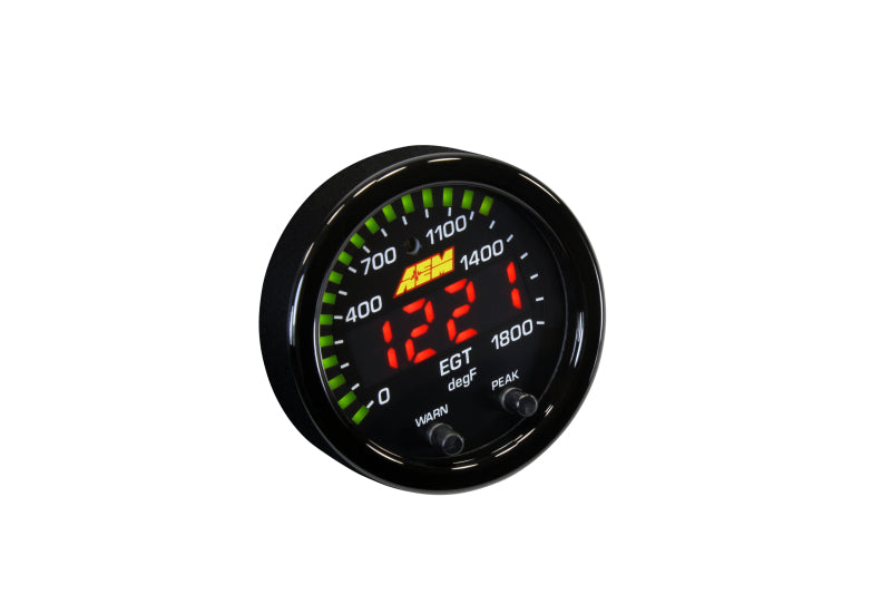 AEM X-Series EGT 0-1800F Gauge - Racecraft Industries