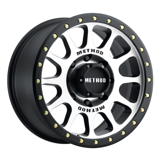 Method MR305 NV 17x8.5 0mm Offset 8x170 130.81mm CB Machined/Black Street Loc Wheel - Racecraft Industries