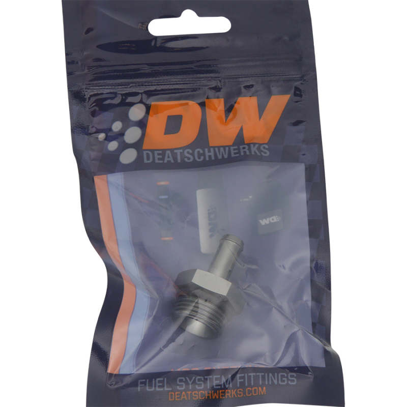 DeatschWerks 8AN ORB Male To 5/16in. Male Barb Fitting (Incl. O-Ring) - Racecraft Industries
