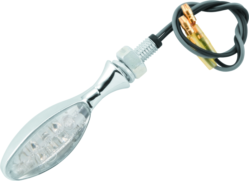 BikeMaster LED Torpedo Pair Chrome - Racecraft Industries