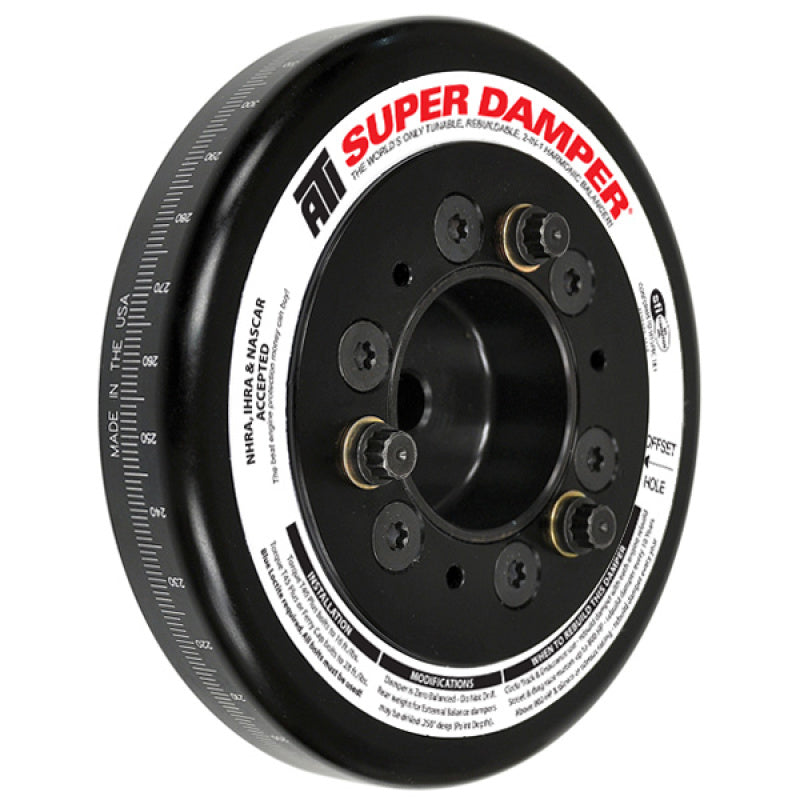 ATI Damper - 7.074in - Alum - 6 Grv - Scion/Subaru/Toyota - 4U-GSE - FA20 2.0L - 10 Percent UD - Racecraft Industries