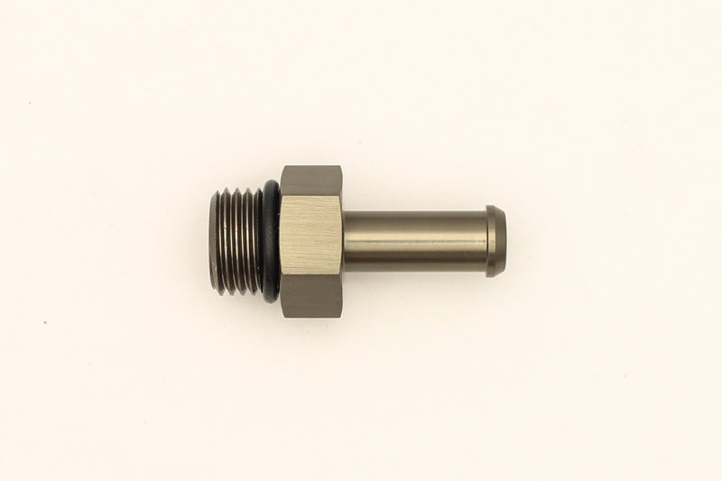 DeatschWerks 6AN ORB Male To 5/16in Barb Fitting (Single Barb - Incl O-Ring) - Racecraft Industries
