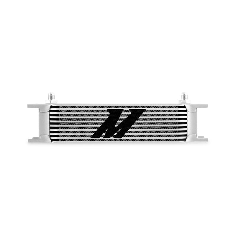 Mishimoto Universal -6AN 10 Row Oil Cooler - Silver - Racecraft Industries
