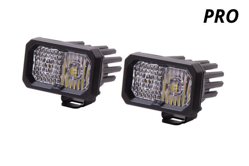Diode Dynamics Stage Series 2 In LED Pod Pro - White Combo Standard ABL (Pair) - Racecraft Industries