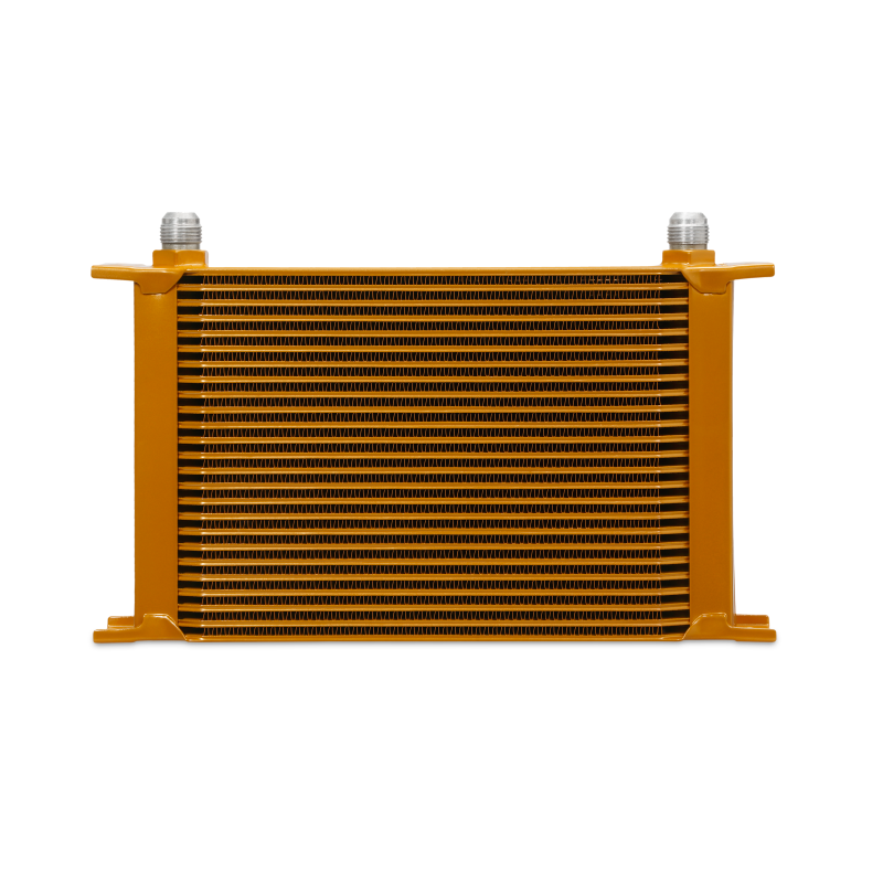Mishimoto Universal 25-Row Oil Cooler - Gold - Racecraft Industries