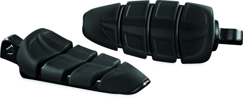 Kuryakyn Kinetic Peg With Male Mount Adapter Gloss Black - Racecraft Industries