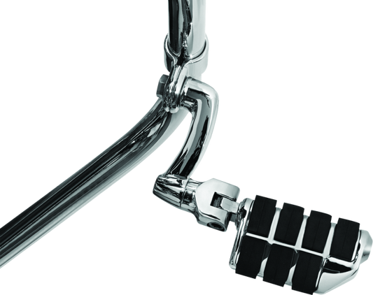 Kuryakyn Longhorn Offset Dually ISO Peg With 1-1/2in Clamp Chrome - Racecraft Industries
