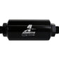 Aeromotive In-Line Filter - AN-08 size Male - 10 Micron Microglass Element - Bright-Dip Black - Racecraft Industries