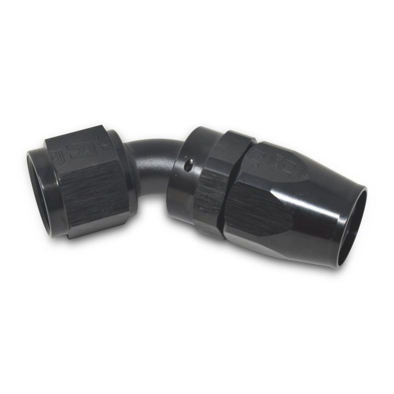 Russell Performance -10 AN Black 45 Degree Full Flow Hose End - Racecraft Industries