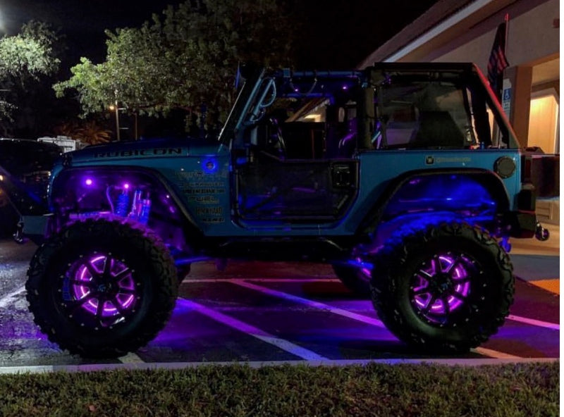 Oracle LED Illuminated Wheel Rings - ColorSHIFT - 15in. - ColorSHIFT No Remote SEE WARRANTY - Racecraft Industries