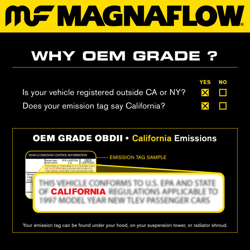 MagnaFlow Conv Universal 2.50 OEM - Racecraft Industries