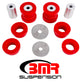 BMR 15-17 S550 Mustang Rear Cradle Bushing Kit (Polyurethane) - Red - Racecraft Industries