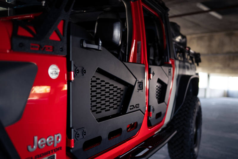 DV8 Offroad 18-22 Jeep Wrangler JL/JT Spec Series Half Doors - Front Set - Racecraft Industries