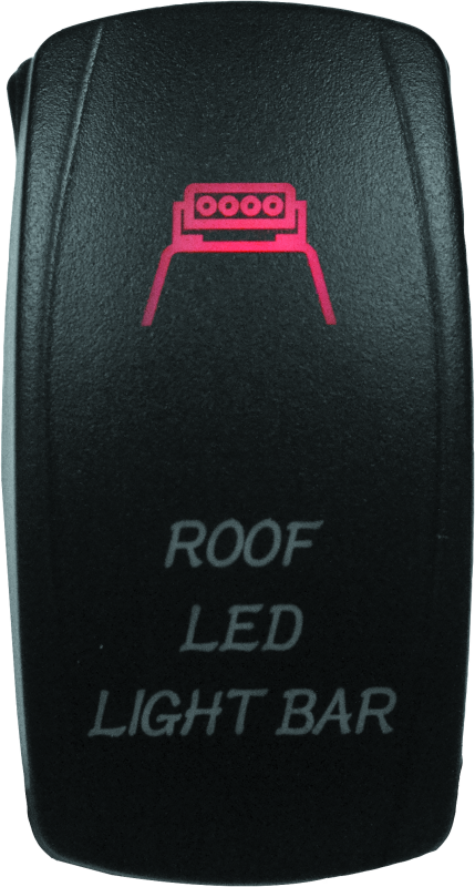 DragonFire Racing Lighted Switch Roof Led On/Off Red - Racecraft Industries