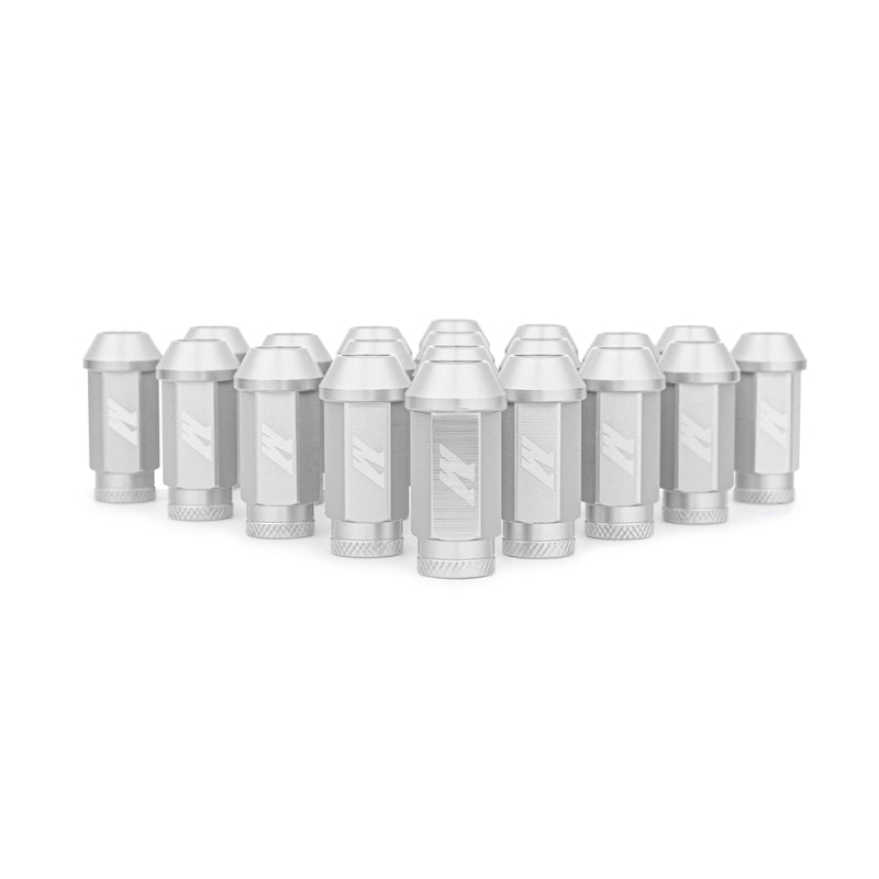 Mishimoto Aluminum Locking Lug Nuts M12x1.25 20pc Set Silver - Racecraft Industries