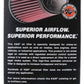 K&N Universal Rubber Filter 4inch FLG / 6inch OD-B / 4-5/8inch OD-T / 9inch H - Racecraft Industries