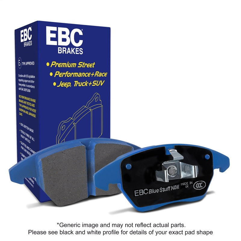 EBC 06-08 Chevrolet Corvette (C6) 7.0 (Z06) Bluestuff Front Brake Pads - Racecraft Industries