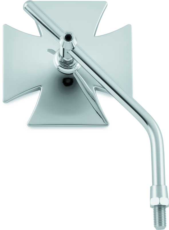 Bikers Choice 65-Up Chrome Maltese Mirror Long Stem Each Custom - Racecraft Industries