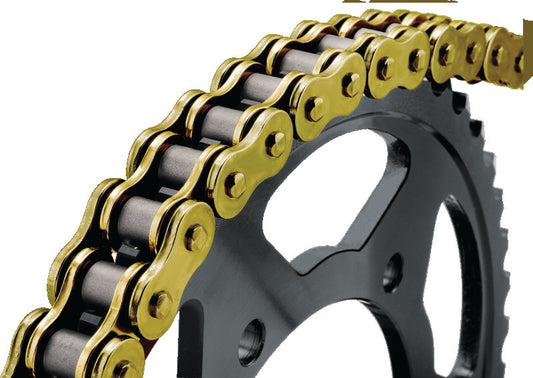 BikeMaster 520x120 BMOR O-Ring Chain - Gold/Gold - Racecraft Industries