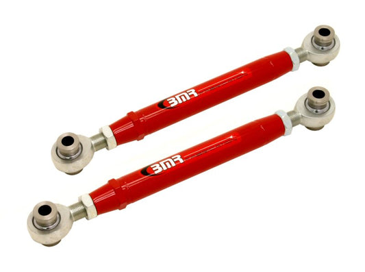 BMR 10-15 5th Gen Camaro Rear Adj. Rod Ends Toe Rods - Red - Racecraft Industries