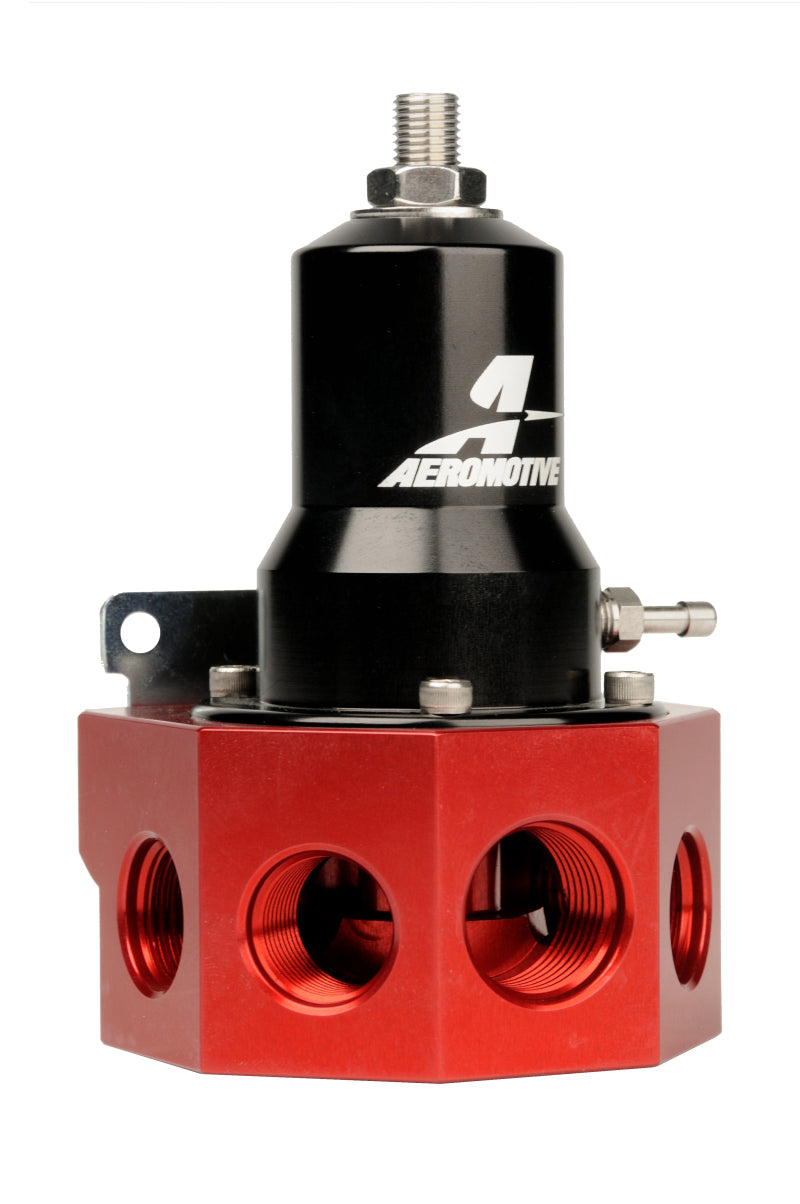 Aeromotive Regulator - 30-120 PSI - .500 Valve - 4x AN-08 and AN-10 inlets / AN-10 Bypass - Racecraft Industries