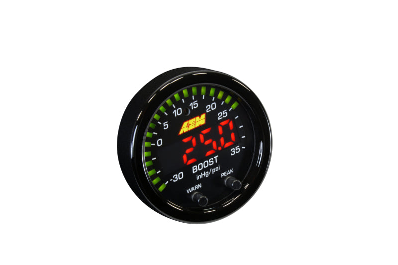 AEM X-Series Boost Pressure -30inHg 35psi Gauge - Racecraft Industries